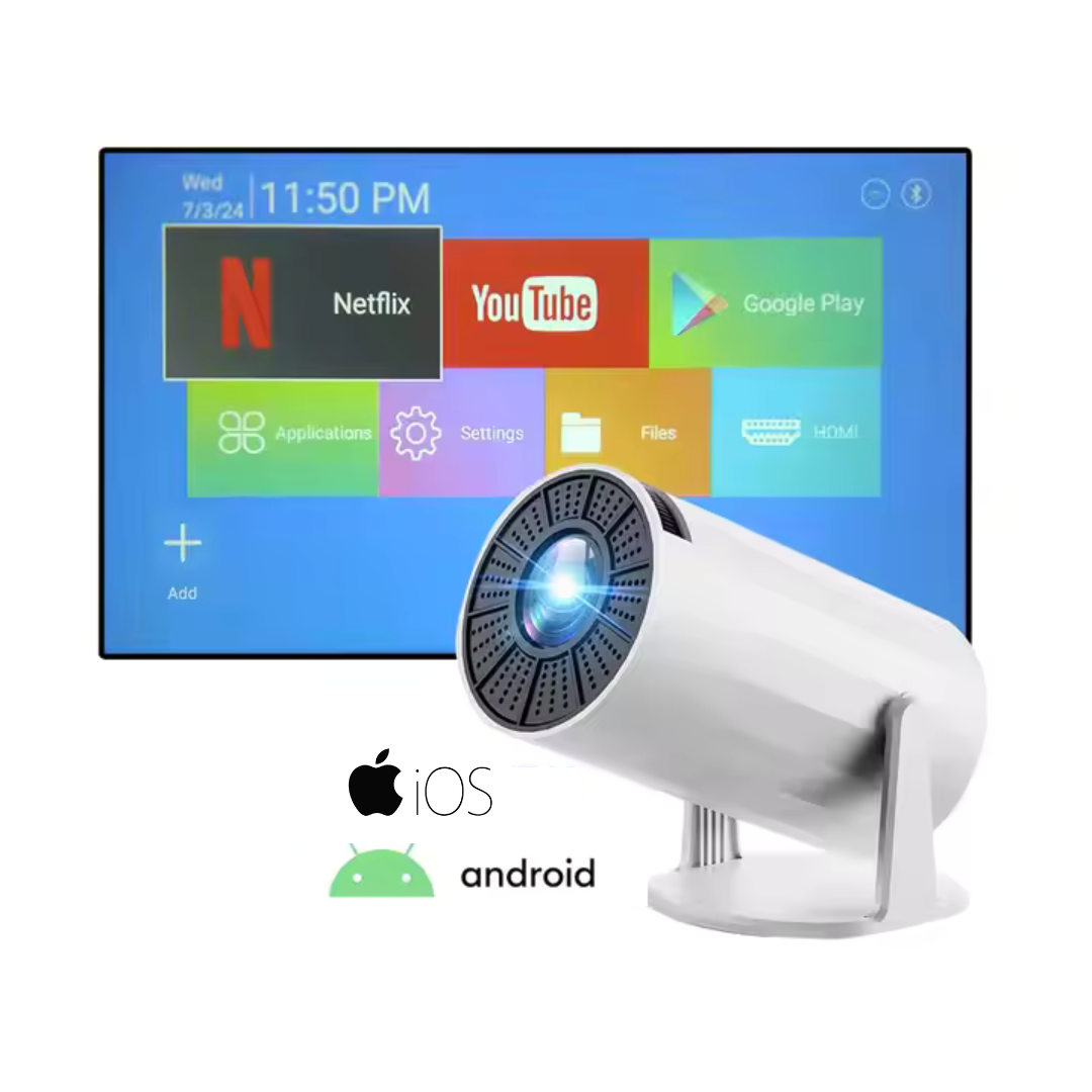 Proyector Pro HD con WiFi y Bluetooth