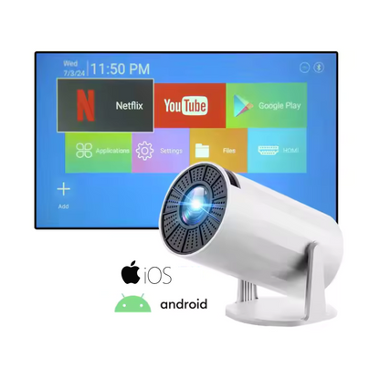 Proyector Pro HD con WiFi y Bluetooth