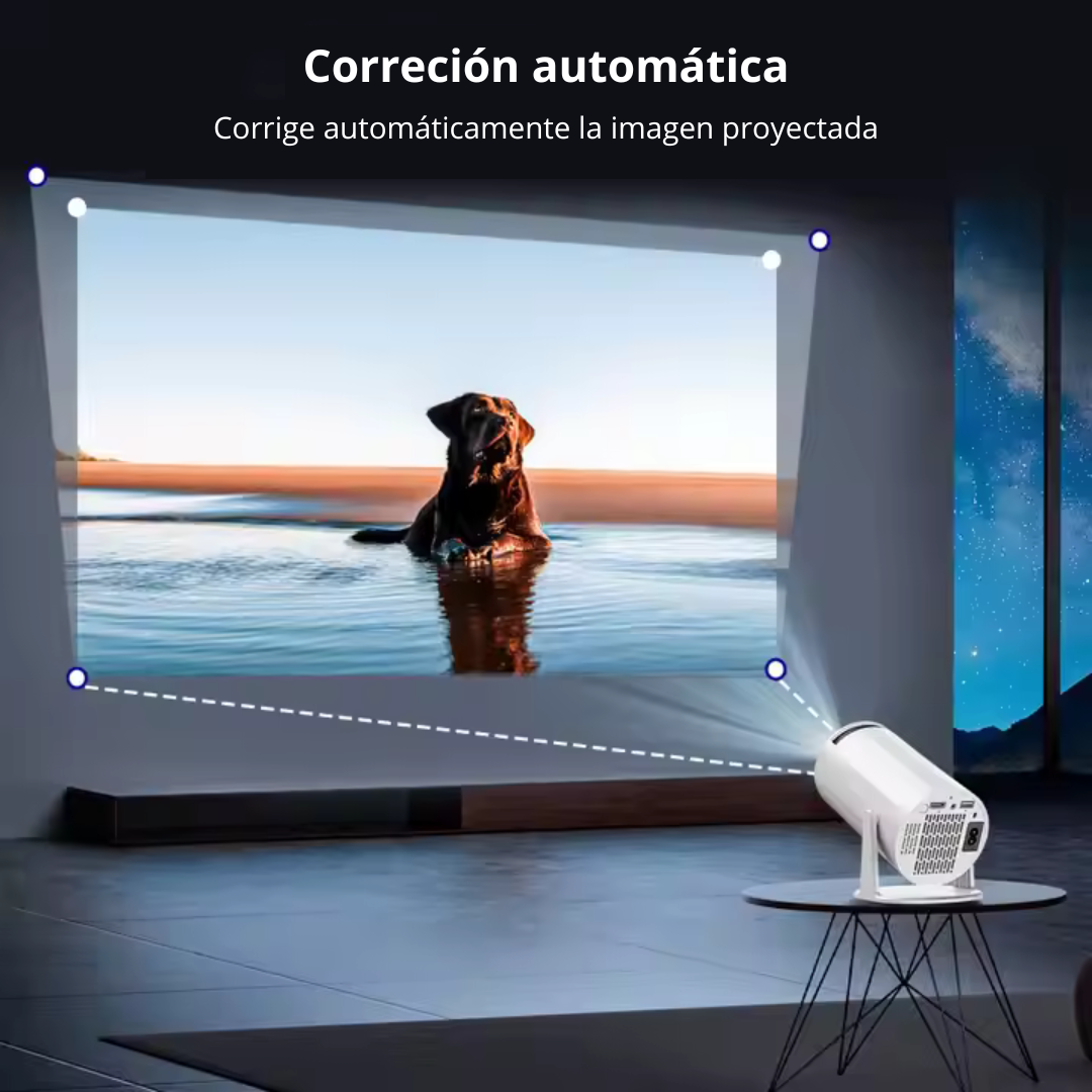 Proyector Pro HD con WiFi y Bluetooth
